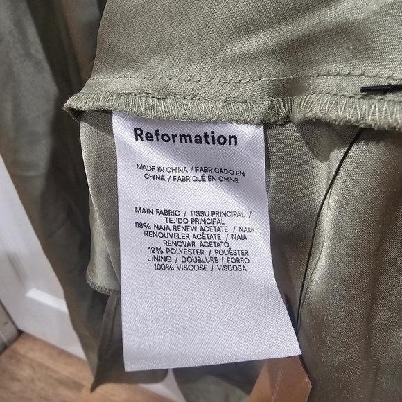 Reformation Madrigal Satin Maxi Dress - Picture 9 of 9